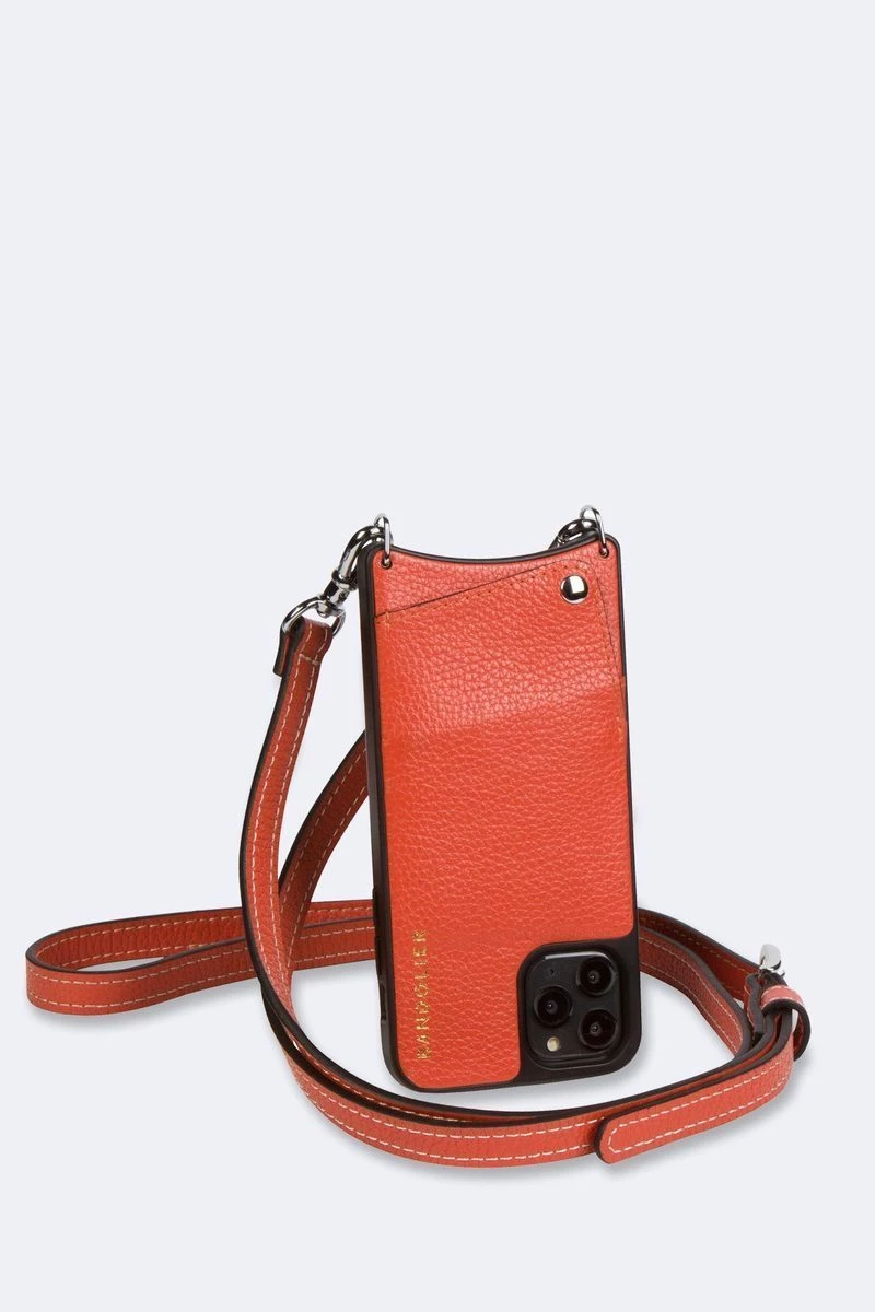 Bandolier 2020-21FW Unisex Street Style Plain Leather IPhone 8 IPhone 8 Plus For Women Orange/silver X Iphone13promax 7 Bandolier 2020-21FW Unisex Street Style Plain Leather IPhone 8 IPhone 8 Plus For Women Orange/silver X Iphone13promax - Image 7