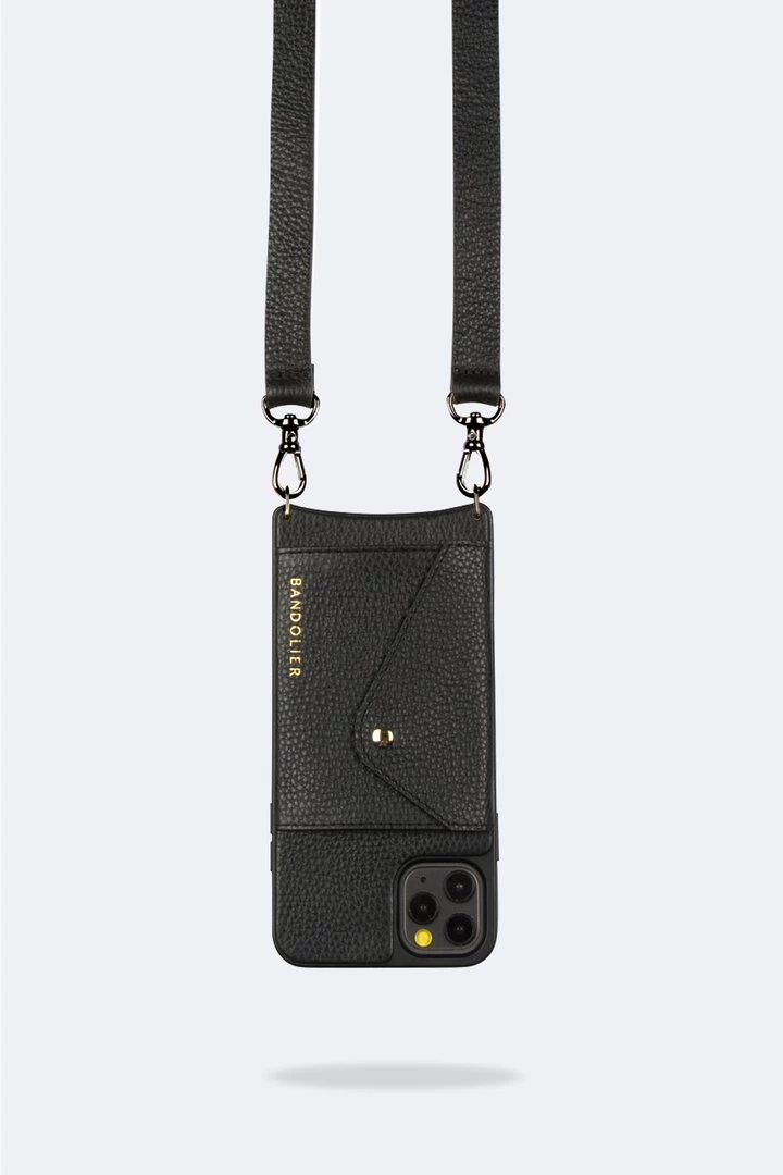 Bandolier 2020 Cruise Unisex Street Style Plain Leather IPhone 8 IPhone 8 Plus For Women Black/pewter X Iphonexs/x 2 Bandolier 2020 Cruise Unisex Street Style Plain Leather IPhone 8 IPhone 8 Plus For Women Black/pewter X Iphonexs/x - Image 2