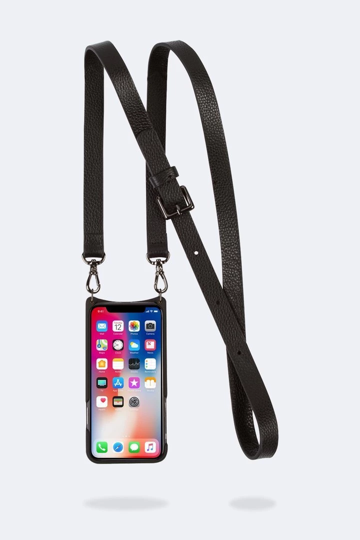 Bandolier 2020 Cruise Unisex Street Style Plain Leather IPhone 8 IPhone 8 Plus For Women Black/pewter X Iphonexs/x 9 Bandolier 2020 Cruise Unisex Street Style Plain Leather IPhone 8 IPhone 8 Plus For Women Black/pewter X Iphonexs/x - Image 9