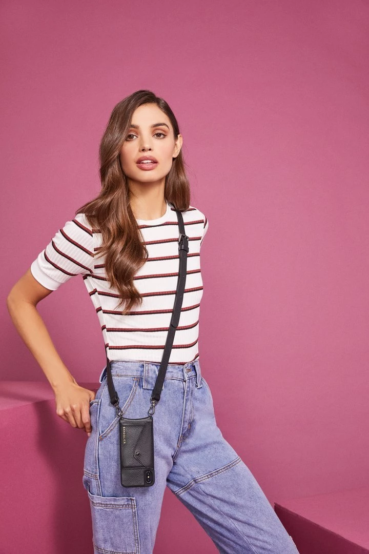 Bandolier 2020 Cruise Unisex Street Style Plain Leather IPhone 8 IPhone 8 Plus For Women Black/pewter X Iphonexs/x 16 Bandolier 2020 Cruise Unisex Street Style Plain Leather IPhone 8 IPhone 8 Plus For Women Black/pewter X Iphonexs/x - Image 16