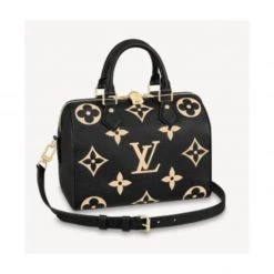 Louis Vuitton MONOGRAM EMPREINTE 2021-22FW Speedy Bandoulière 25 (M58947) For Women Noir (inventory Confirmation Required) X One Size -Bandolier Online Shop org 7489
