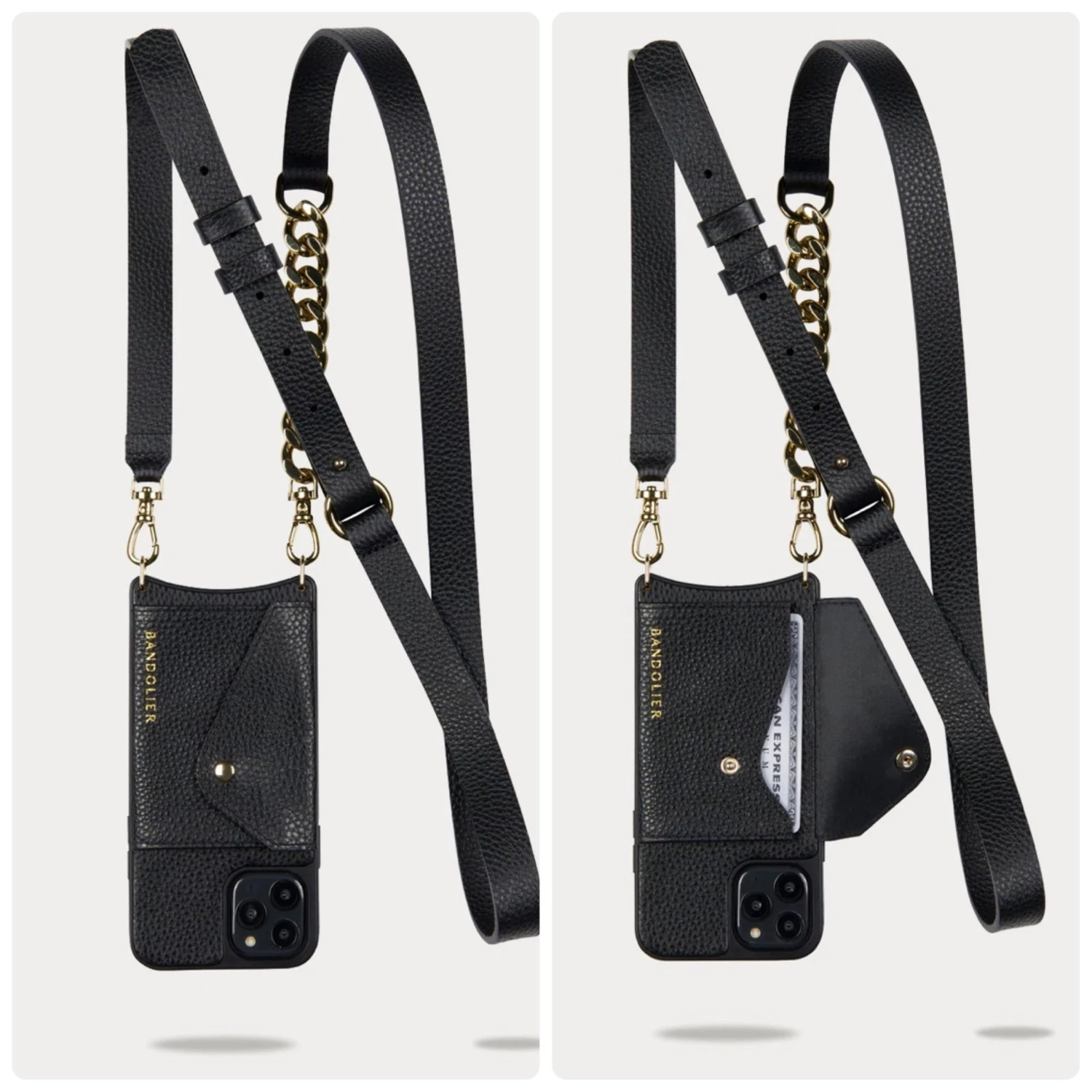 Bandolier Plain Leather IPhone 13 IPhone 13 Mini IPhone 13 Pro For Women Clay/gold X Iphone 13 3 Bandolier Plain Leather IPhone 13 IPhone 13 Mini IPhone 13 Pro For Women Clay/gold X Iphone 13 - Image 3