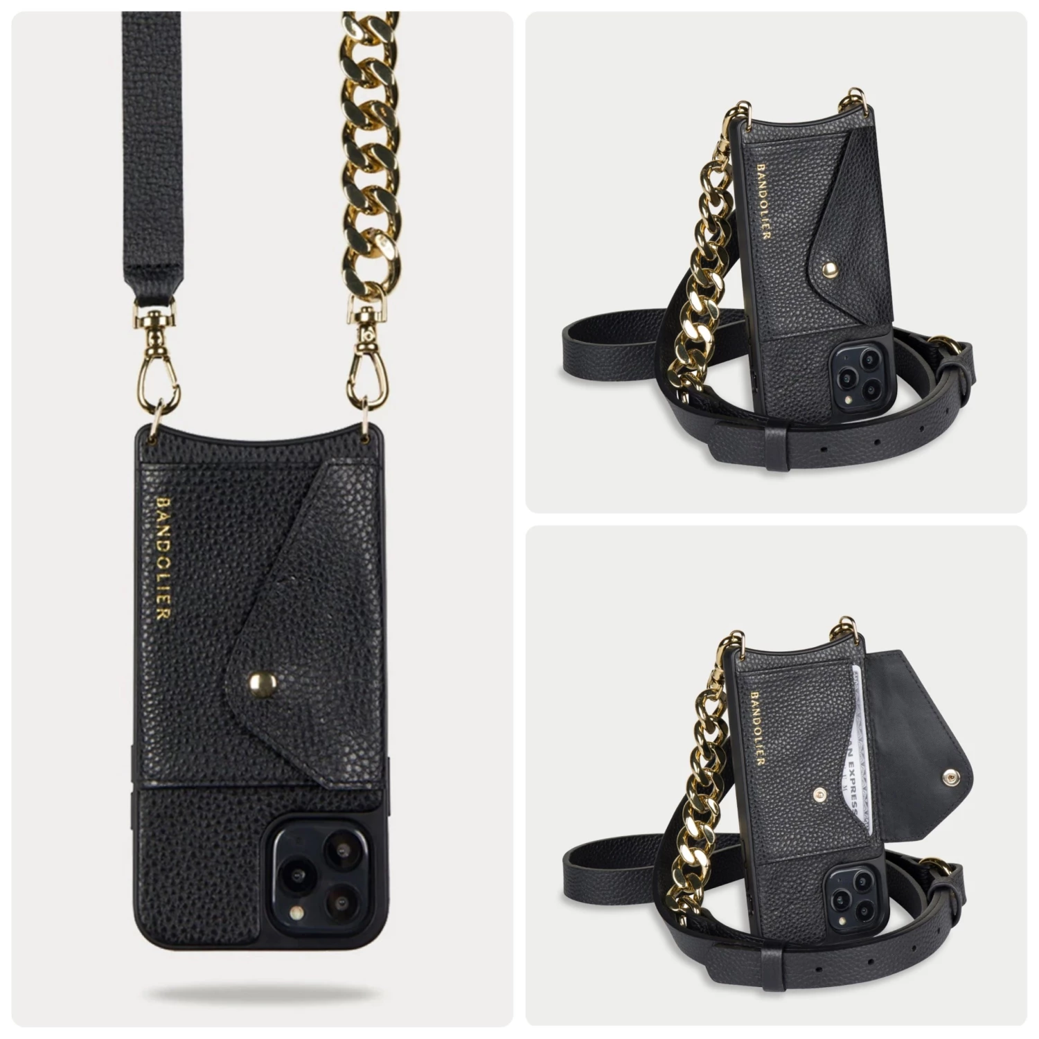 Bandolier Plain Leather IPhone 13 IPhone 13 Mini IPhone 13 Pro For Women Clay/gold X Iphone 13 4 Bandolier Plain Leather IPhone 13 IPhone 13 Mini IPhone 13 Pro For Women Clay/gold X Iphone 13 - Image 4