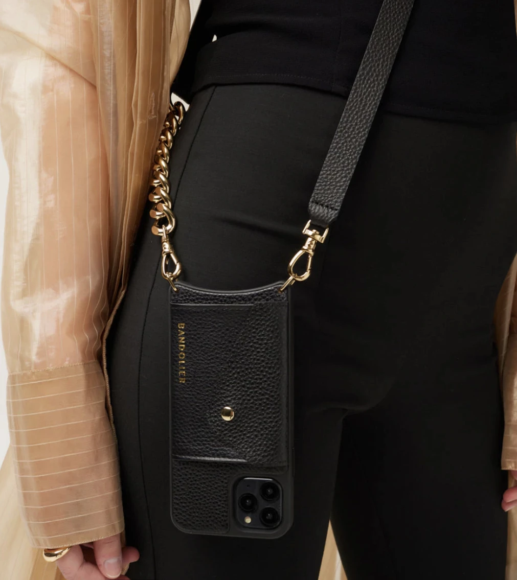 Bandolier Plain Leather IPhone 13 IPhone 13 Mini IPhone 13 Pro For Women Clay/gold X Iphone 13 6 Bandolier Plain Leather IPhone 13 IPhone 13 Mini IPhone 13 Pro For Women Clay/gold X Iphone 13 - Image 6