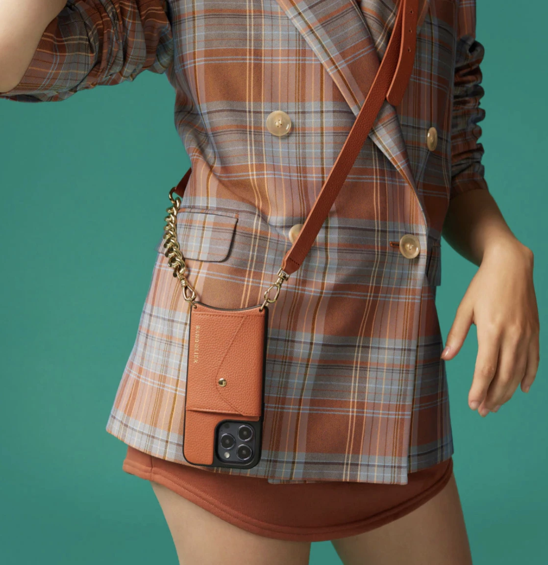 Bandolier Plain Leather IPhone 13 IPhone 13 Mini IPhone 13 Pro For Women Clay/gold X Iphone 13 13 Bandolier Plain Leather IPhone 13 IPhone 13 Mini IPhone 13 Pro For Women Clay/gold X Iphone 13 - Image 13