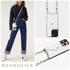 Bandolier Plain Leather IPhone 11 Pro IPhone 11 Pro Max IPhone 11 For Women White/silver X Iphone 13