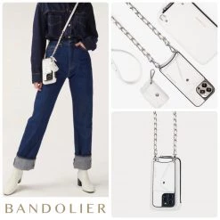 Bandolier Plain Leather IPhone 11 Pro IPhone 11 Pro Max IPhone 11 For Women White/silver X Iphone 13