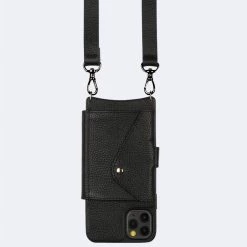 Bandolier 2020 Cruise Unisex Street Style Plain Leather IPhone 8 IPhone 8 Plus For Women Black/pewter X Iphonexs/x -Bandolier Online Shop org 7568