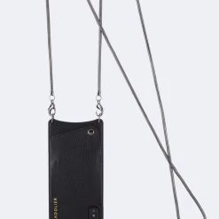 Bandolier 2020 Cruise Unisex Street Style Plain Leather IPhone 8 IPhone 8 Plus For Women Black/pewter X Iphonexsmax -Bandolier Online Shop org 7582