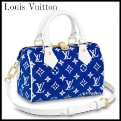 Louis Vuitton SPEEDY 2022 SS 22SS MONOGRAM Blue One-size Handbags For Women Blue X One Size