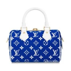 Louis Vuitton SPEEDY 2022 SS 22SS MONOGRAM Blue One-size Handbags For Women Blue X One Size -Bandolier Online Shop org 7591