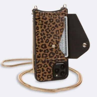 Bandolier 2020-21FW Leopard Patterns Leather IPhone 8 IPhone 8 Plus IPhone X For Women Dark Leopard/gold X Iphone 11pro 4 Bandolier 2020-21FW Leopard Patterns Leather IPhone 8 IPhone 8 Plus IPhone X For Women Dark Leopard/gold X Iphone 11pro - Image 4