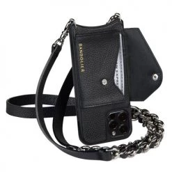 Bandolier Blended Fabrics Street Style Plain Leather Logo (504667336) For Women Black X One Size -Bandolier Online Shop org 7634