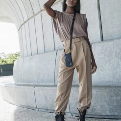 Bandolier 2021 Cruise Unisex Street Style Plain Leather IPhone 8 IPhone 8 Plus For Women Black/pewter X Iphone13mini -Bandolier Online Shop org 7661