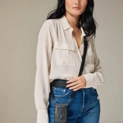 Bandolier 2021 Cruise Unisex Street Style Plain Leather IPhone 8 IPhone 8 Plus For Women Black/pewter X Iphone13mini -Bandolier Online Shop org 7664