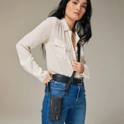 Bandolier 2021 Cruise Unisex Street Style Plain Leather IPhone 8 IPhone 8 Plus For Women Black/pewter X Iphone13mini -Bandolier Online Shop org 7665