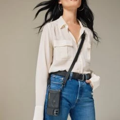 Bandolier 2021 Cruise Unisex Street Style Plain Leather IPhone 8 IPhone 8 Plus For Women Black/pewter X Iphone13mini -Bandolier Online Shop org 7667