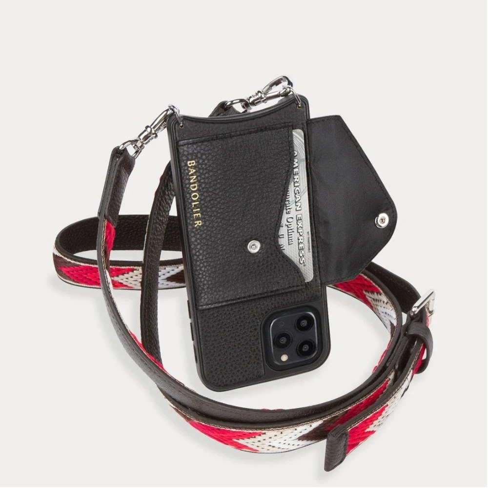 Bandolier Plain Leather IPhone X IPhone XS IPhone XS Max IPhone XR For Women Red/white/tan/silver X Iphone Xs Max 7 Bandolier Plain Leather IPhone X IPhone XS IPhone XS Max IPhone XR For Women Red/white/tan/silver X Iphone Xs Max - Image 7