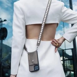 Bandolier Street Style Plain Leather Logo IPhone 11 Pro For Women Taupe/metallic Gold/silver X Iphone 12/12 Pro -Bandolier Online Shop org 7743