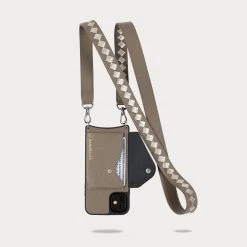 Bandolier Street Style Plain Leather Logo IPhone 11 Pro For Women Taupe/metallic Gold/silver X Iphone 12/12 Pro -Bandolier Online Shop org 7745