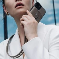 Bandolier Street Style Plain Leather Logo IPhone 11 Pro For Women Taupe/metallic Gold/silver X Iphone 12/12 Pro -Bandolier Online Shop org 7750