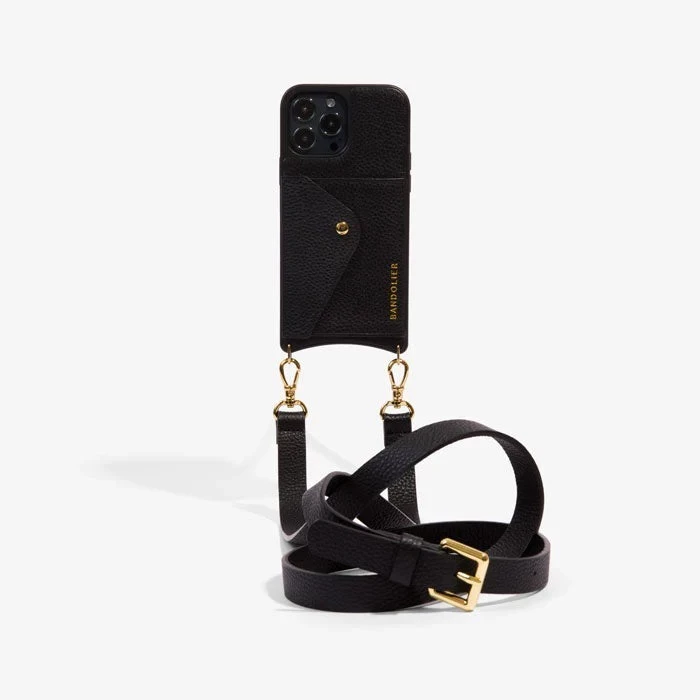 Bandolier 2019-20FW Leather IPhone 8 IPhone 8 Plus IPhone X IPhone XS For Women Black Silver X Iphone 13 2 Bandolier 2019-20FW Leather IPhone 8 IPhone 8 Plus IPhone X IPhone XS For Women Black Silver X Iphone 13 - Image 2