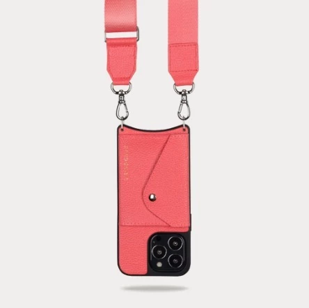 Bandolier 2023 SS Leather Logo IPhone 13 IPhone 13 Pro IPhone 13 Pro Max For Women ②coral/silver X Iphone 13 15 Bandolier 2023 SS Leather Logo IPhone 13 IPhone 13 Pro IPhone 13 Pro Max For Women ②coral/silver X Iphone 13 - Image 15