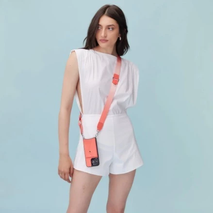 Bandolier 2023 SS Leather Logo IPhone 13 IPhone 13 Pro IPhone 13 Pro Max For Women ②coral/silver X Iphone 13 16 Bandolier 2023 SS Leather Logo IPhone 13 IPhone 13 Pro IPhone 13 Pro Max For Women ②coral/silver X Iphone 13 - Image 16