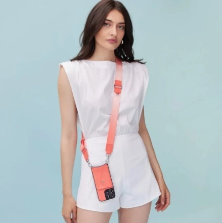 Bandolier 2023 SS Leather Logo IPhone 13 IPhone 13 Pro IPhone 13 Pro Max For Women ②coral/silver X Iphone 13 18 Bandolier 2023 SS Leather Logo IPhone 13 IPhone 13 Pro IPhone 13 Pro Max For Women ②coral/silver X Iphone 13 - Image 18