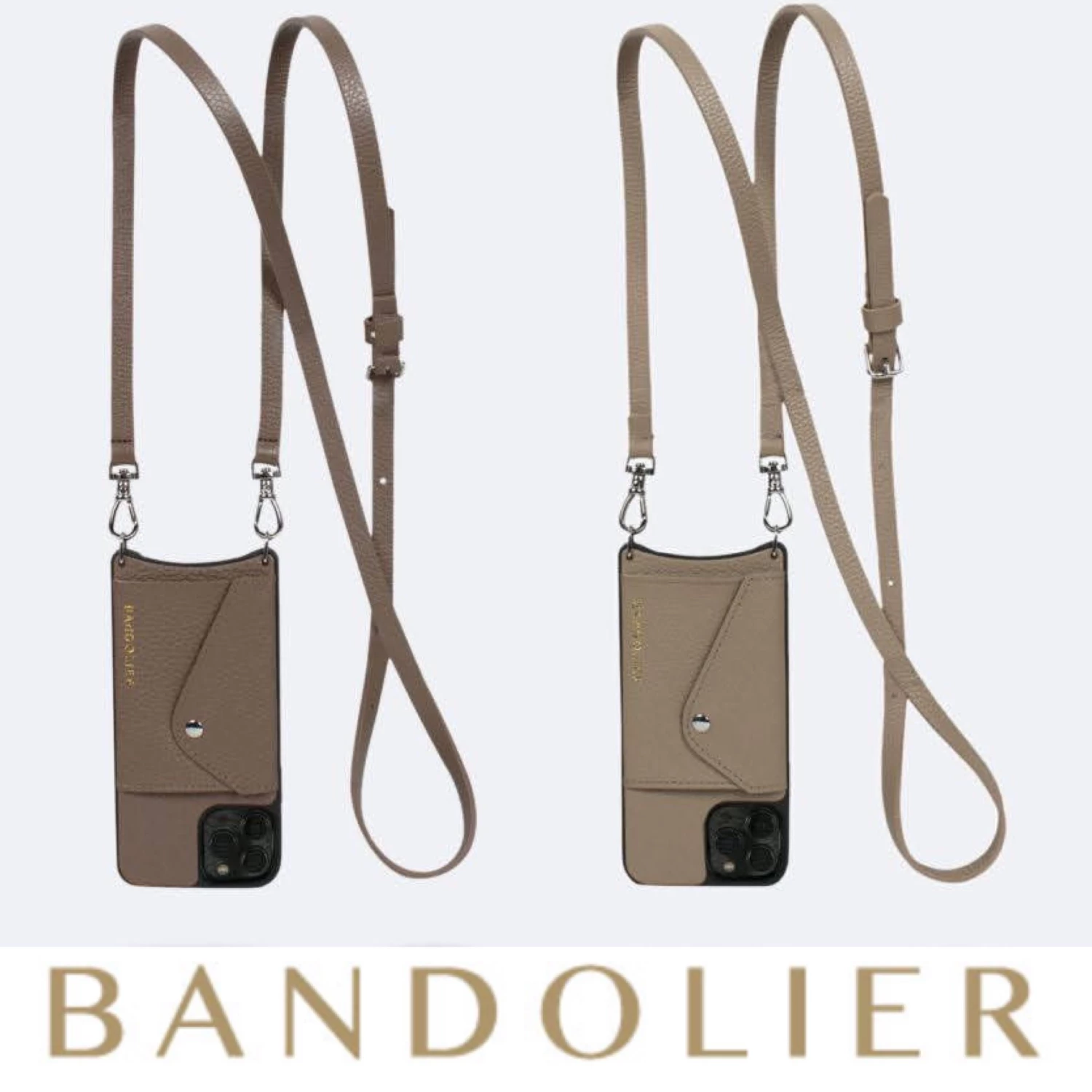Bandolier Unisex Leather Logo IPhone 13 IPhone 13 Pro For Women Light Taupe X Iphone13 Pro Max 1 Bandolier Unisex Leather Logo IPhone 13 IPhone 13 Pro For Women Light Taupe X Iphone13 Pro Max