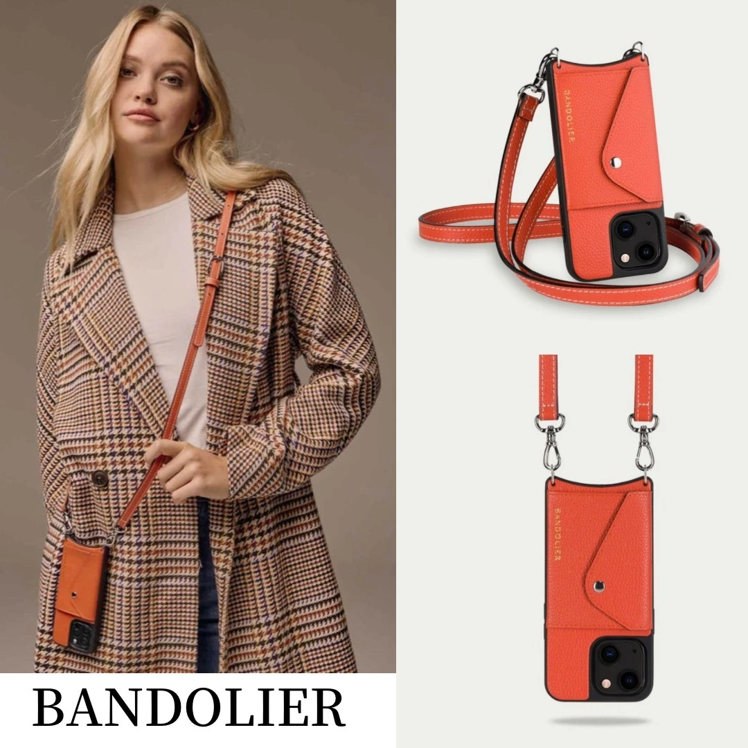 Bandolier Unisex Plain Leather IPhone 13 IPhone 13 Mini IPhone 13 Pro For Women Orange X Iphone 13 1 Bandolier Unisex Plain Leather IPhone 13 IPhone 13 Mini IPhone 13 Pro For Women Orange X Iphone 13