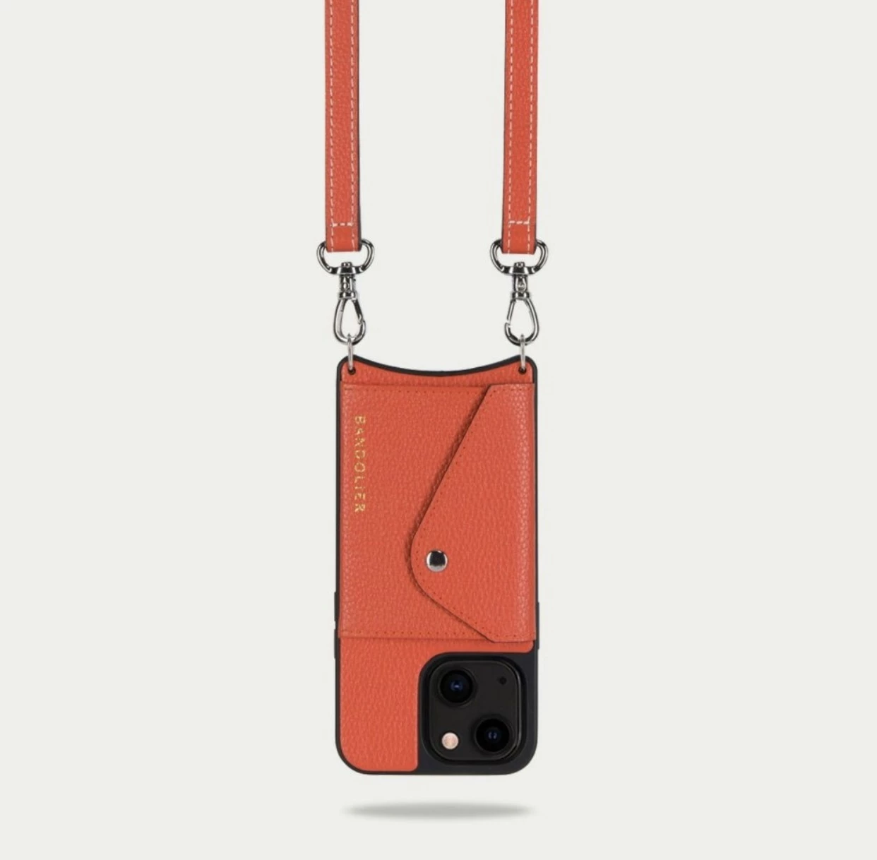 Bandolier Unisex Plain Leather IPhone 13 IPhone 13 Mini IPhone 13 Pro For Women Orange X Iphone 13 5 Bandolier Unisex Plain Leather IPhone 13 IPhone 13 Mini IPhone 13 Pro For Women Orange X Iphone 13 - Image 5