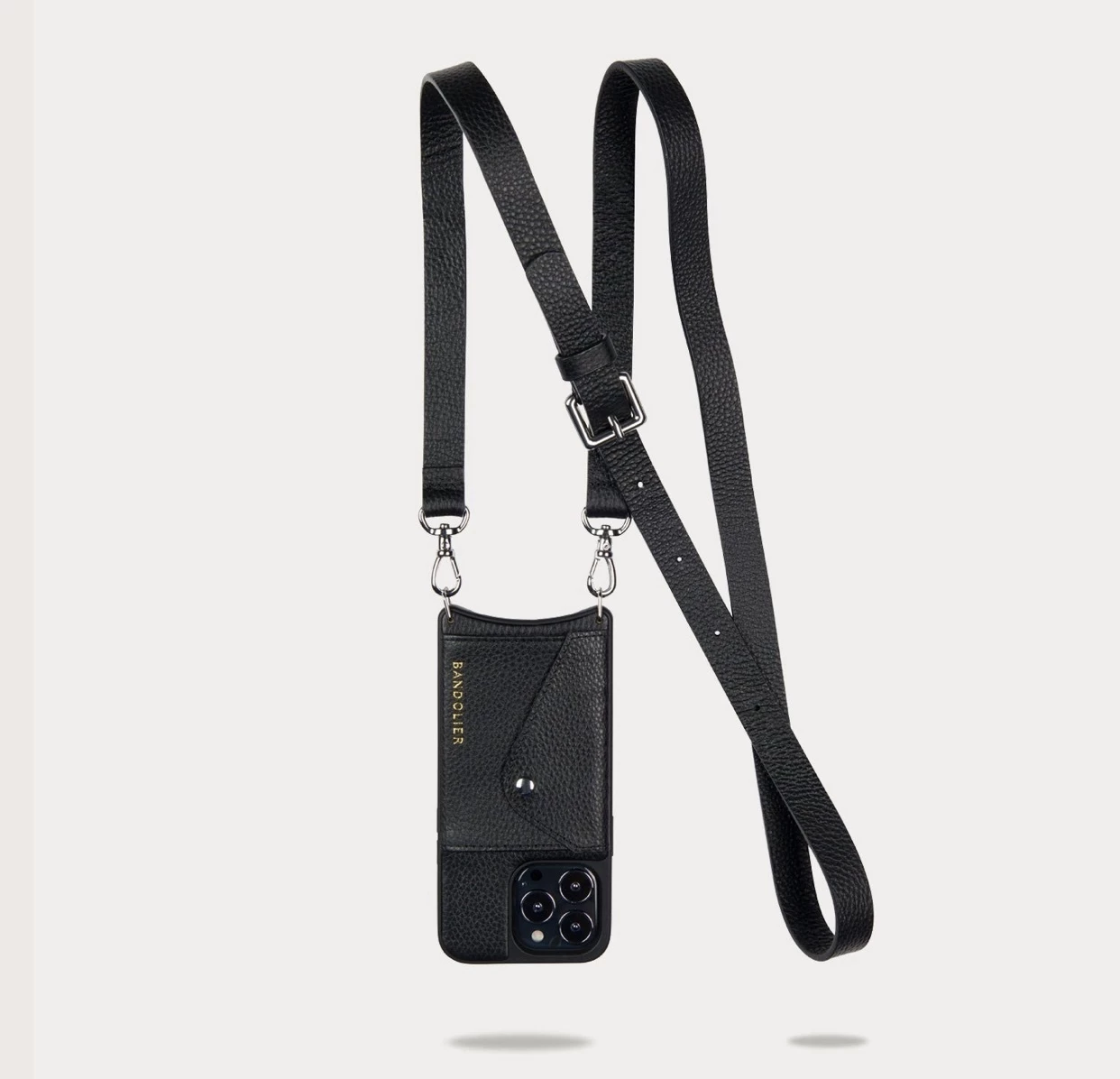 Bandolier 2019-20FW Leather IPhone 8 IPhone 8 Plus IPhone X IPhone XS For Women Black Silver X Iphone 13 5 Bandolier 2019-20FW Leather IPhone 8 IPhone 8 Plus IPhone X IPhone XS For Women Black Silver X Iphone 13 - Image 5