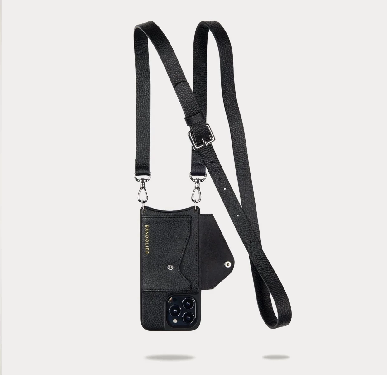 Bandolier 2019-20FW Leather IPhone 8 IPhone 8 Plus IPhone X IPhone XS For Women Black Silver X Iphone 13 6 Bandolier 2019-20FW Leather IPhone 8 IPhone 8 Plus IPhone X IPhone XS For Women Black Silver X Iphone 13 - Image 6