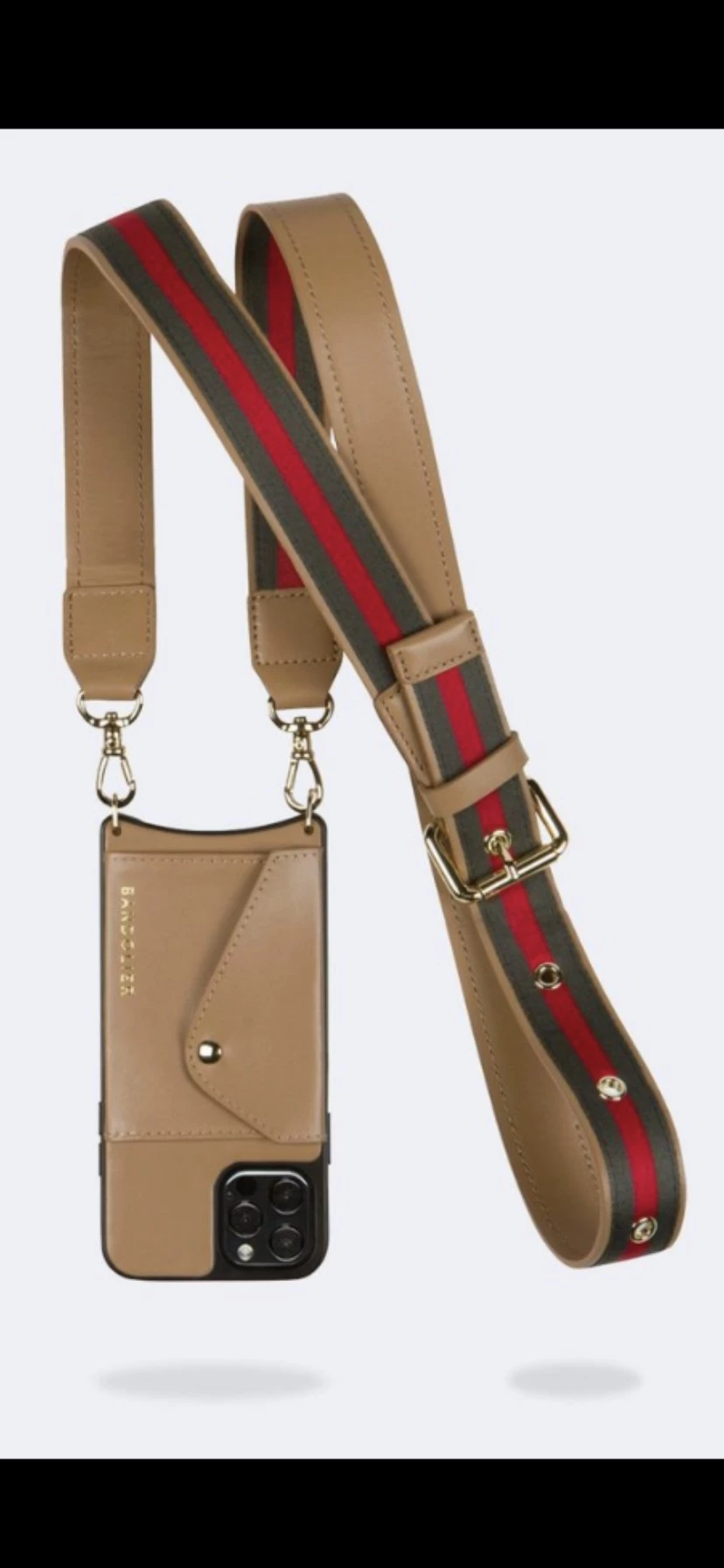 Bandolier Unisex Plain Leather Logo IPhone 13 IPhone 13 Mini For Women Tongue X Iphone13pro 3 Bandolier Unisex Plain Leather Logo IPhone 13 IPhone 13 Mini For Women Tongue X Iphone13pro - Image 3