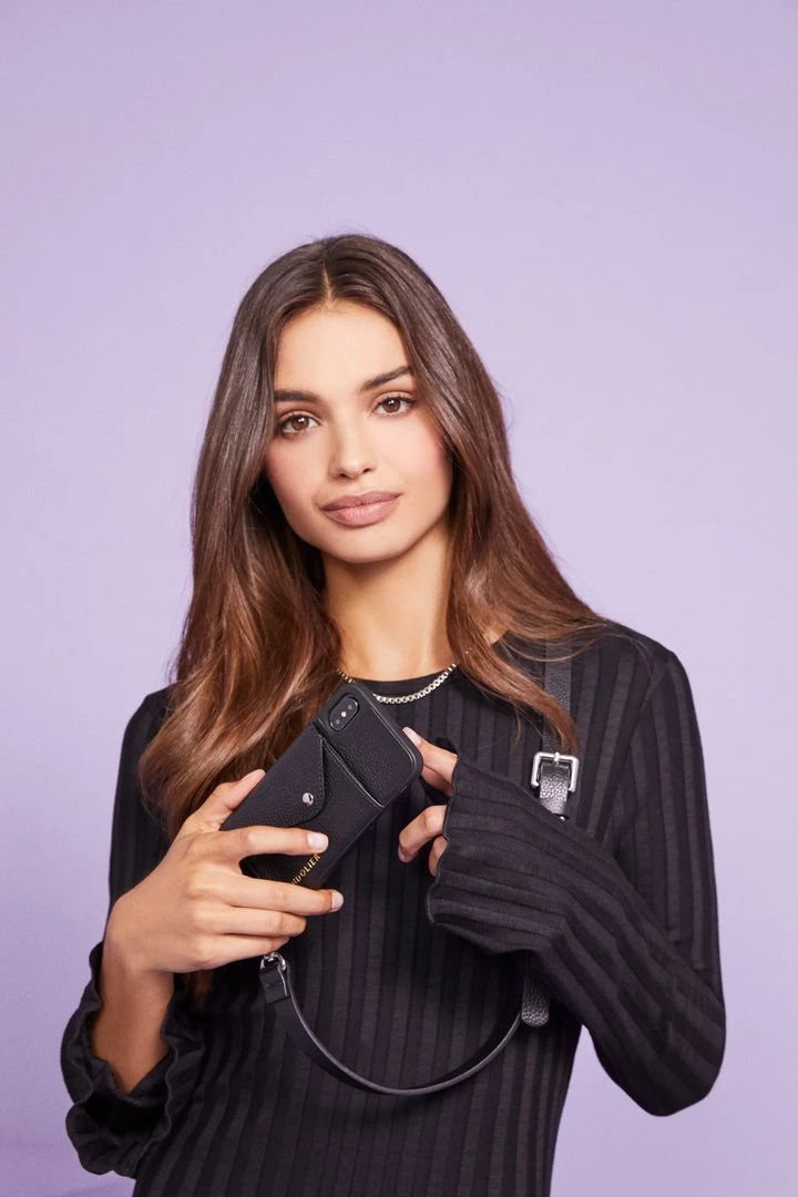 Bandolier 2020 Cruise Unisex Street Style Plain Leather IPhone 8 IPhone 8 Plus For Women Black/silver X Iphonexr 8 Bandolier 2020 Cruise Unisex Street Style Plain Leather IPhone 8 IPhone 8 Plus For Women Black/silver X Iphonexr - Image 8