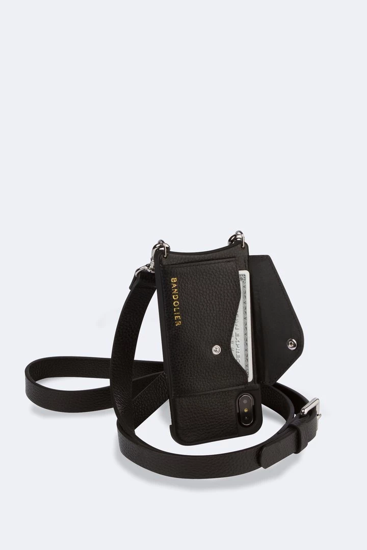 Bandolier 2020 Cruise Unisex Street Style Plain Leather IPhone 8 IPhone 8 Plus For Women Black/silver X Iphonexr 13 Bandolier 2020 Cruise Unisex Street Style Plain Leather IPhone 8 IPhone 8 Plus For Women Black/silver X Iphonexr - Image 13