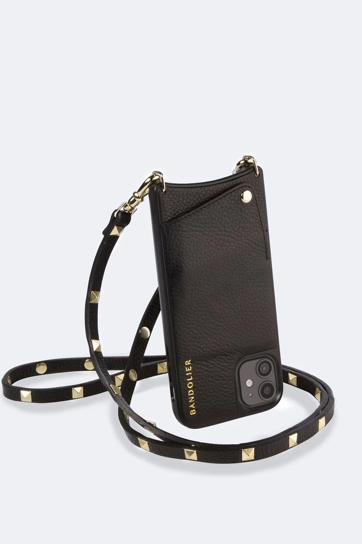 Bandolier 2020 Cruise Unisex Street Style Plain Leather IPhone 8 IPhone 8 Plus For Women Black/gold X Iphone13pro 8 Bandolier 2020 Cruise Unisex Street Style Plain Leather IPhone 8 IPhone 8 Plus For Women Black/gold X Iphone13pro - Image 8