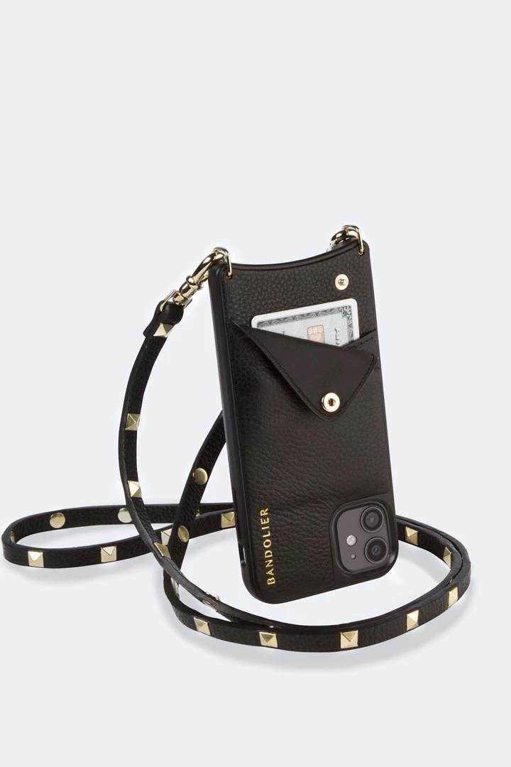 Bandolier 2020 Cruise Unisex Street Style Plain Leather IPhone 8 IPhone 8 Plus For Women Black/gold X Iphone13pro 11 Bandolier 2020 Cruise Unisex Street Style Plain Leather IPhone 8 IPhone 8 Plus For Women Black/gold X Iphone13pro - Image 11