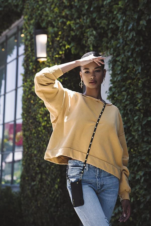 Bandolier 2020 Cruise Unisex Street Style Plain Leather IPhone 8 IPhone 8 Plus For Women Black/gold X Iphone13pro 16 Bandolier 2020 Cruise Unisex Street Style Plain Leather IPhone 8 IPhone 8 Plus For Women Black/gold X Iphone13pro - Image 16