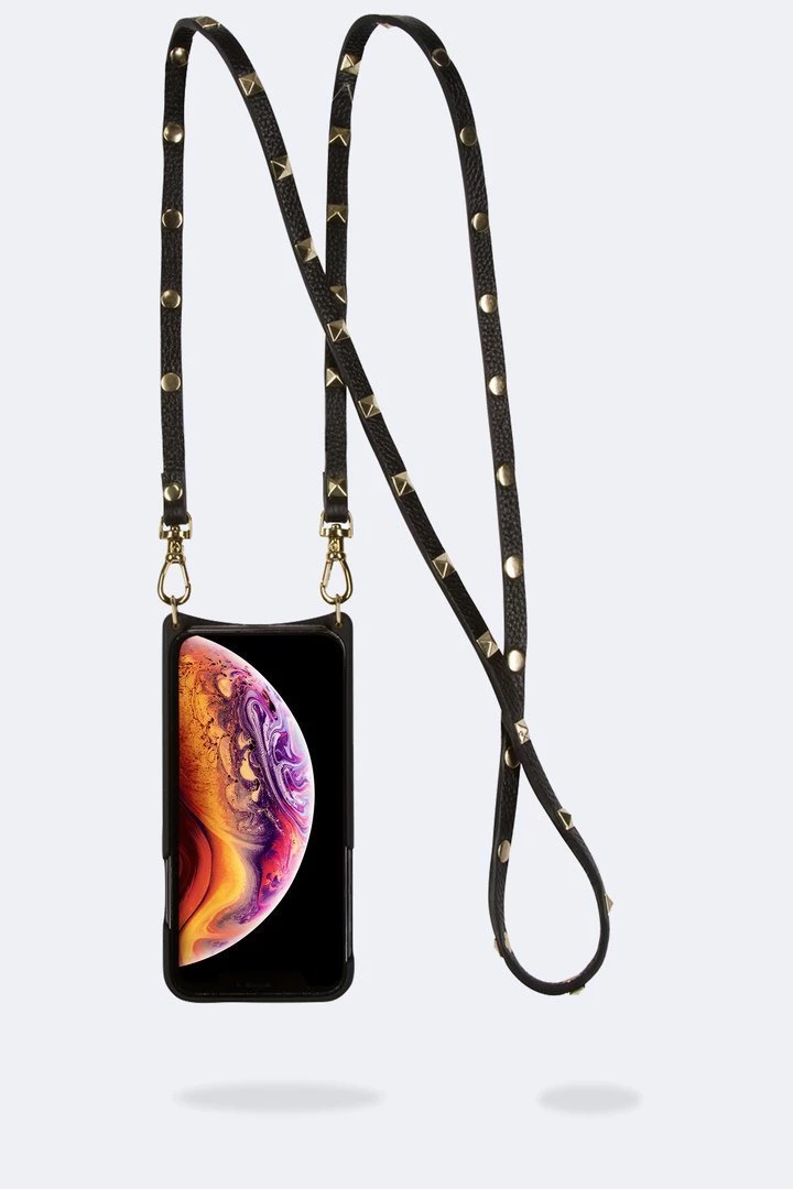 Bandolier 2020 Cruise Unisex Street Style Plain Leather IPhone 8 IPhone 8 Plus For Women Black/gold X Iphone13pro 17 Bandolier 2020 Cruise Unisex Street Style Plain Leather IPhone 8 IPhone 8 Plus For Women Black/gold X Iphone13pro - Image 17