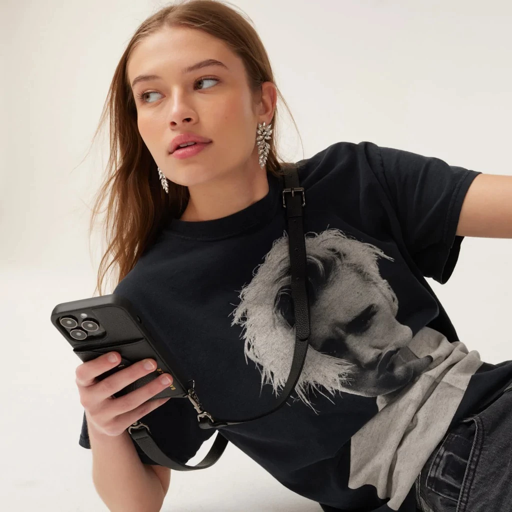 Bandolier 2019-20FW Leather IPhone 8 IPhone 8 Plus IPhone X IPhone XS For Women Black Silver X Iphone 13 18 Bandolier 2019-20FW Leather IPhone 8 IPhone 8 Plus IPhone X IPhone XS For Women Black Silver X Iphone 13 - Image 18