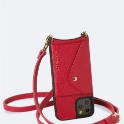 Bandolier Unisex Plain Leather IPhone 8 IPhone 8 Plus IPhone X For Women Red/air Pod Pro X Iphone 13 Pro Max+1000 -Bandolier Online Shop org 7953