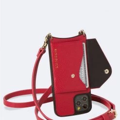 Bandolier Unisex Plain Leather IPhone 8 IPhone 8 Plus IPhone X For Women Red/air Pod Pro X Iphone 13 Pro Max+1000 -Bandolier Online Shop org 7954