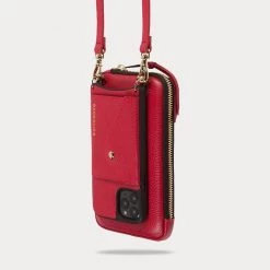 Bandolier Unisex Plain Leather IPhone 8 IPhone 8 Plus IPhone X For Women Red/air Pod Pro X Iphone 13 Pro Max+1000 -Bandolier Online Shop org 7961