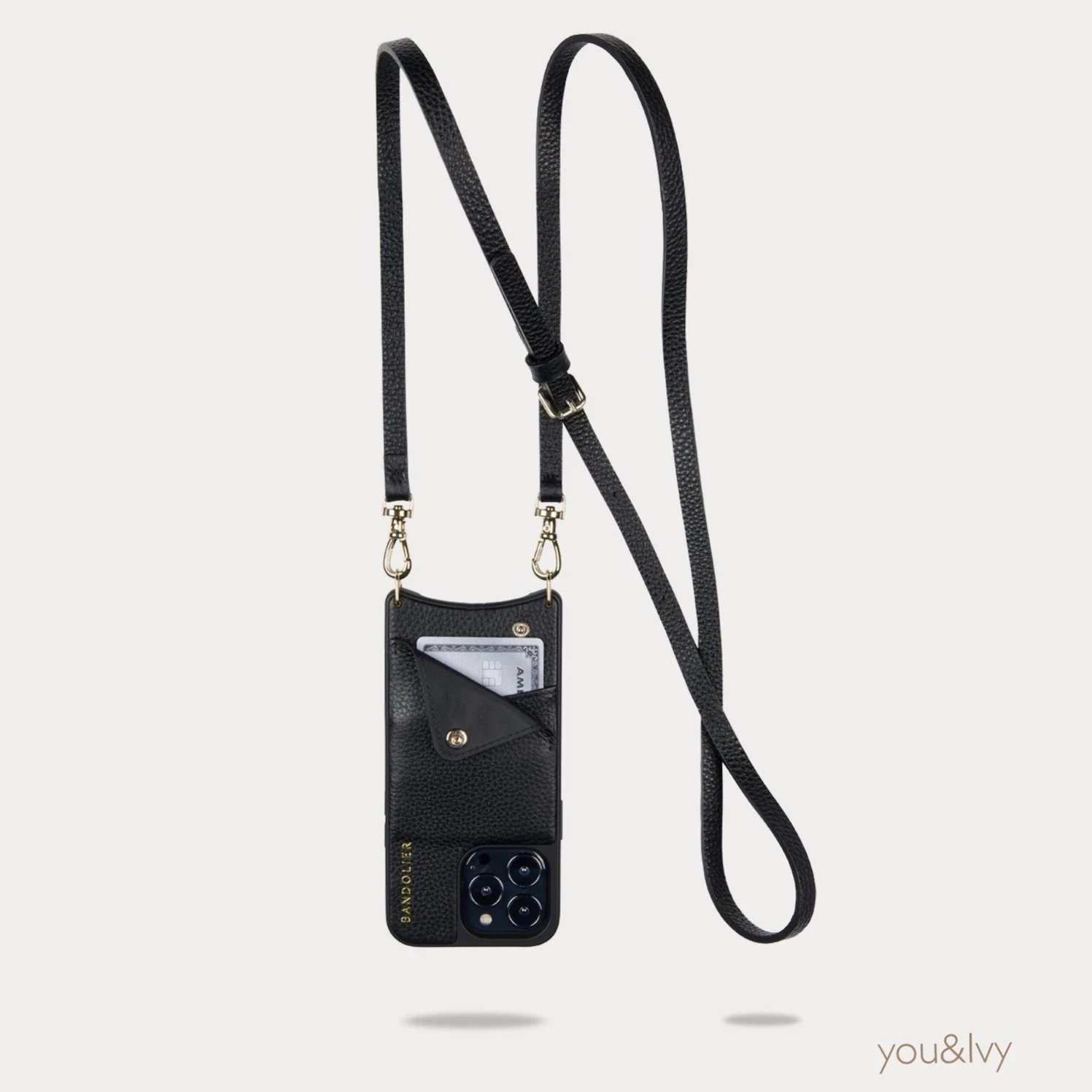 Bandolier EMMA Plain Leather IPhone X IPhone XS IPhone XS Max IPhone XR For Women 8.vegan Black/silver X One Size 4 Bandolier EMMA Plain Leather IPhone X IPhone XS IPhone XS Max IPhone XR For Women 8.vegan Black/silver X One Size - Image 4