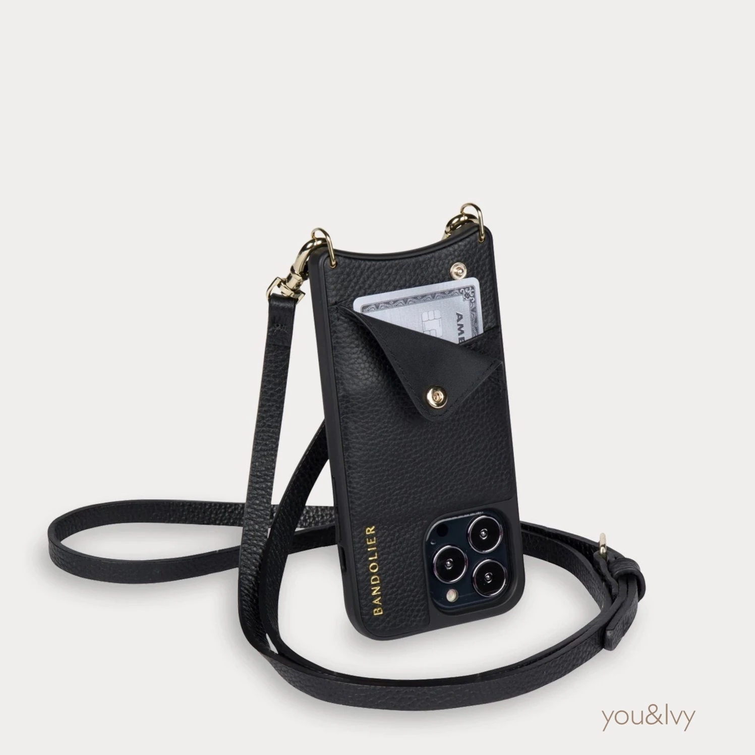 Bandolier EMMA Plain Leather IPhone X IPhone XS IPhone XS Max IPhone XR For Women 8.vegan Black/silver X One Size 5 Bandolier EMMA Plain Leather IPhone X IPhone XS IPhone XS Max IPhone XR For Women 8.vegan Black/silver X One Size - Image 5