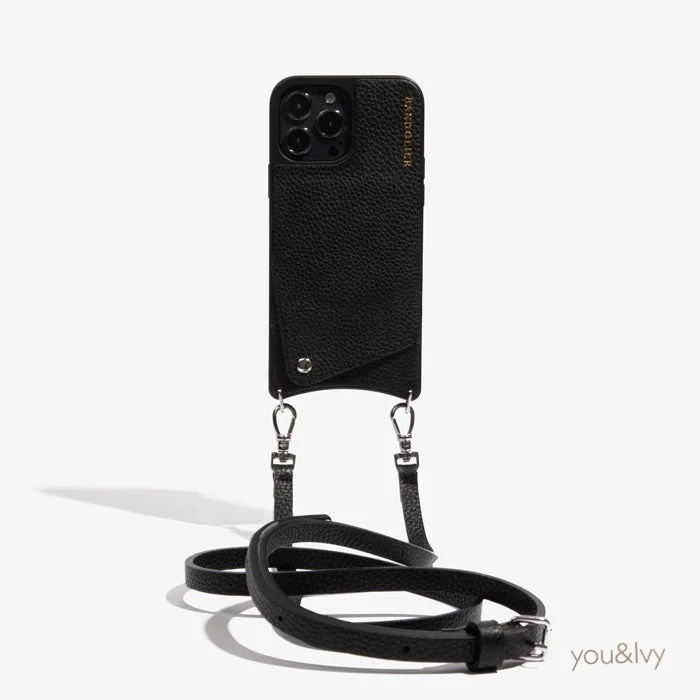 Bandolier EMMA Plain Leather IPhone X IPhone XS IPhone XS Max IPhone XR For Women 8.vegan Black/silver X One Size 9 Bandolier EMMA Plain Leather IPhone X IPhone XS IPhone XS Max IPhone XR For Women 8.vegan Black/silver X One Size - Image 9