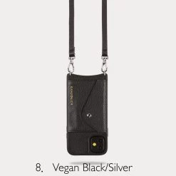 Bandolier EMMA Plain Leather IPhone X IPhone XS IPhone XS Max IPhone XR For Women 8.vegan Black/silver X One Size 33 Bandolier EMMA Plain Leather IPhone X IPhone XS IPhone XS Max IPhone XR For Women 8.vegan Black/silver X One Size -Bandolier Online Shop org 8021