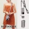 Bandolier Unisex Plain Leather Co-ord Logo IPhone 13 IPhone 13 Mini For Women Air Pod 3 X Iphone 13 Mini